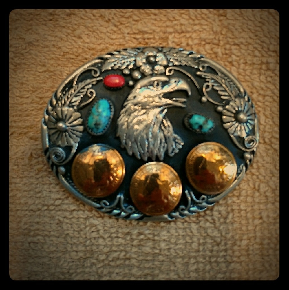 Vintage western style belt buckle.